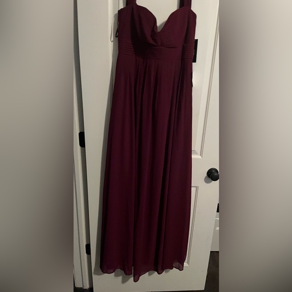 Lulus Harmonious Love Burgundy Off-the-Shoulder Maxi Dress - Picture 5 of 11